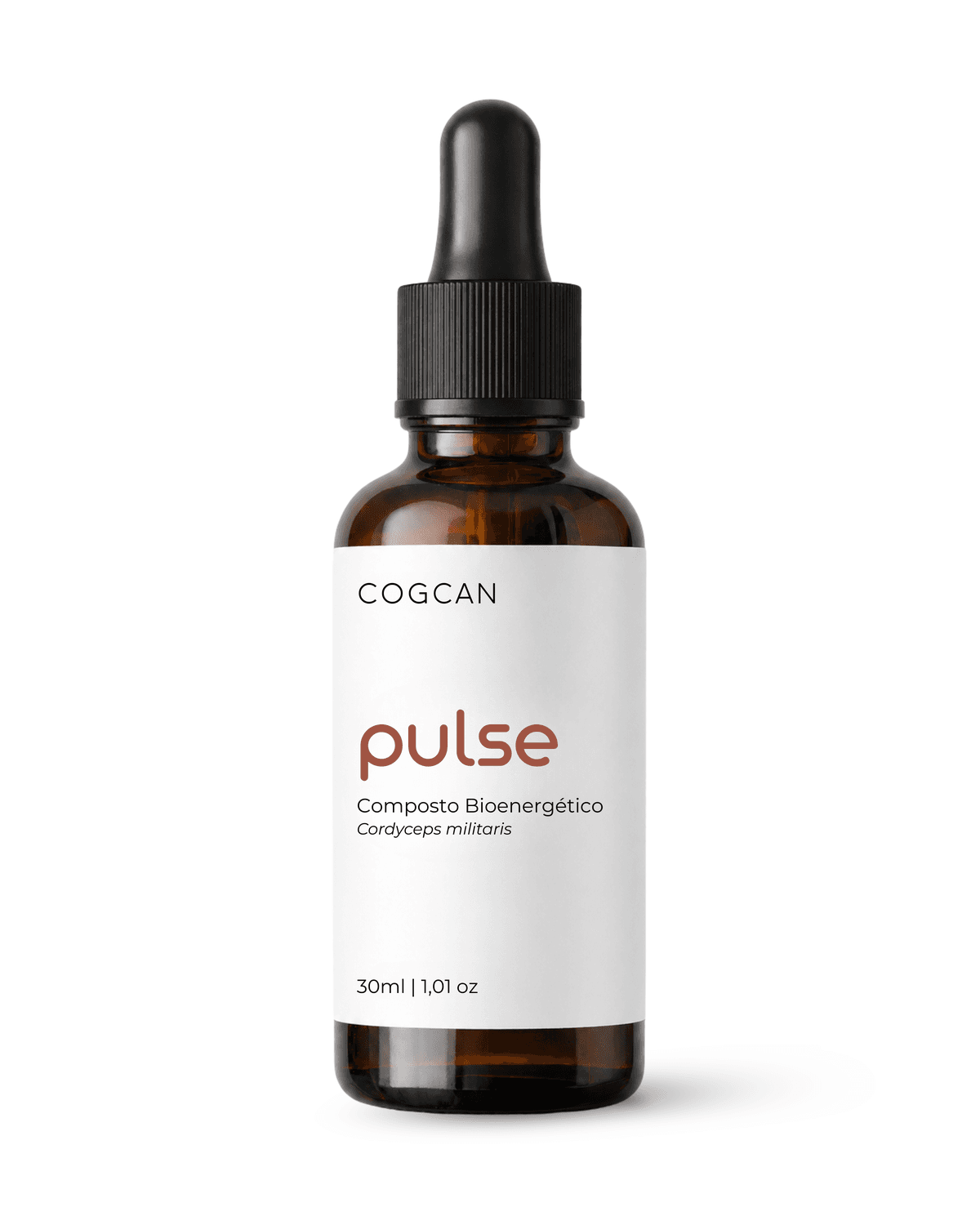 Frasco Pulse 30ml — composto bioenergético com Cordyceps militaris